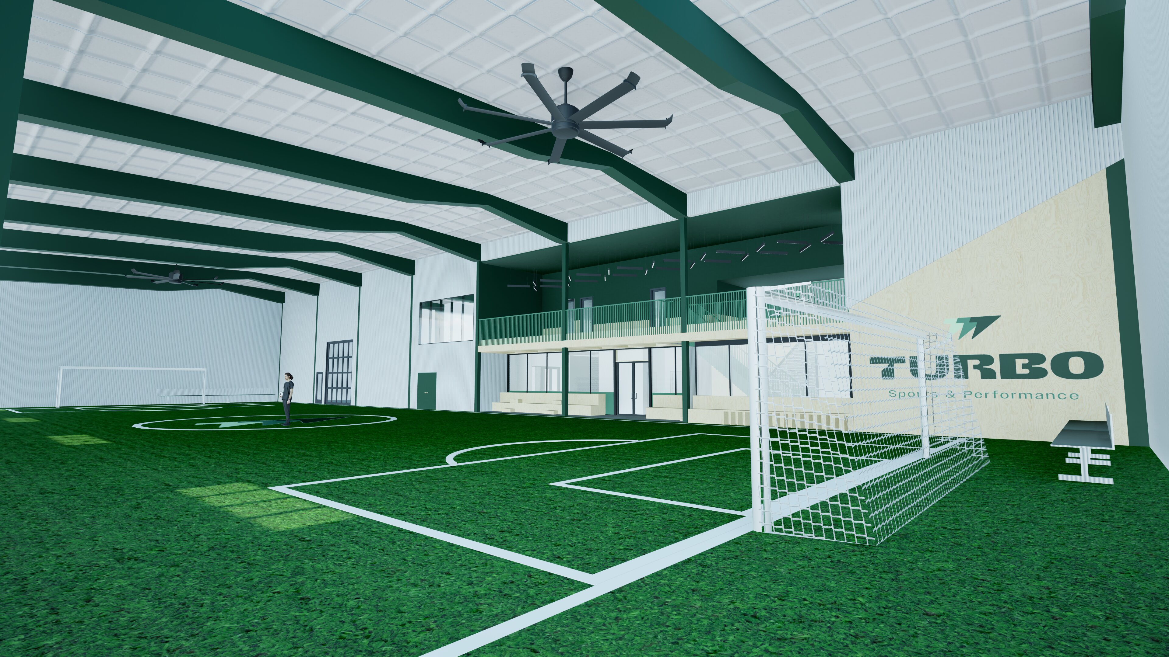 Turbo facility interior render